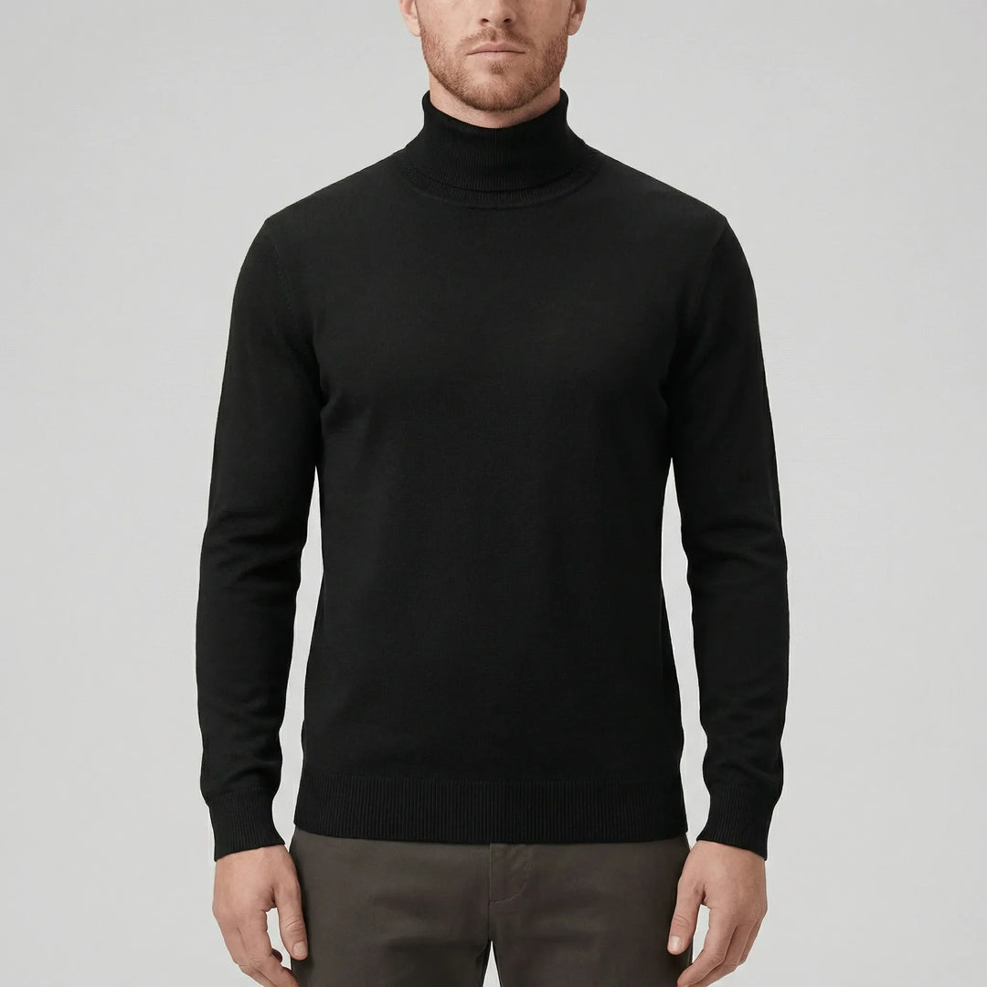 Sweter z golfem w fasonie slim-fit - Friedrich