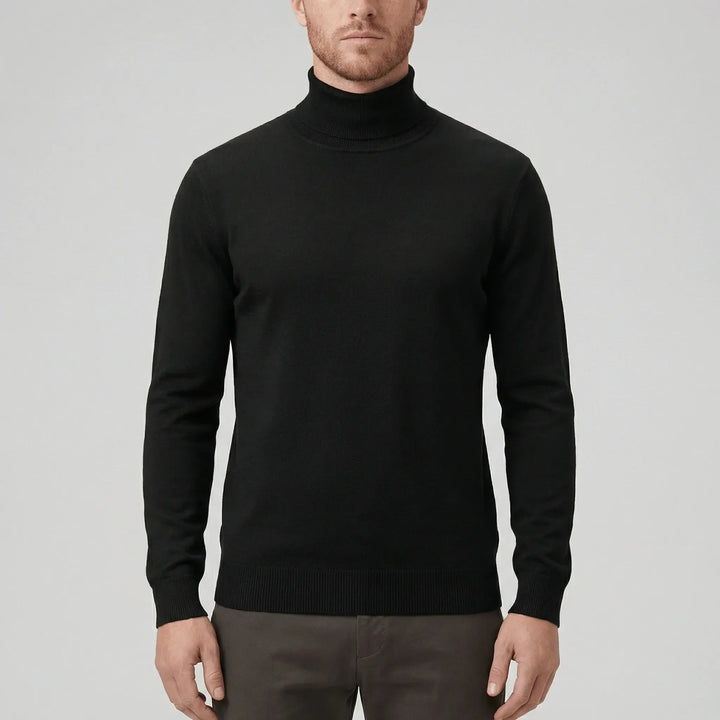 Sweter z golfem w fasonie slim-fit - Friedrich