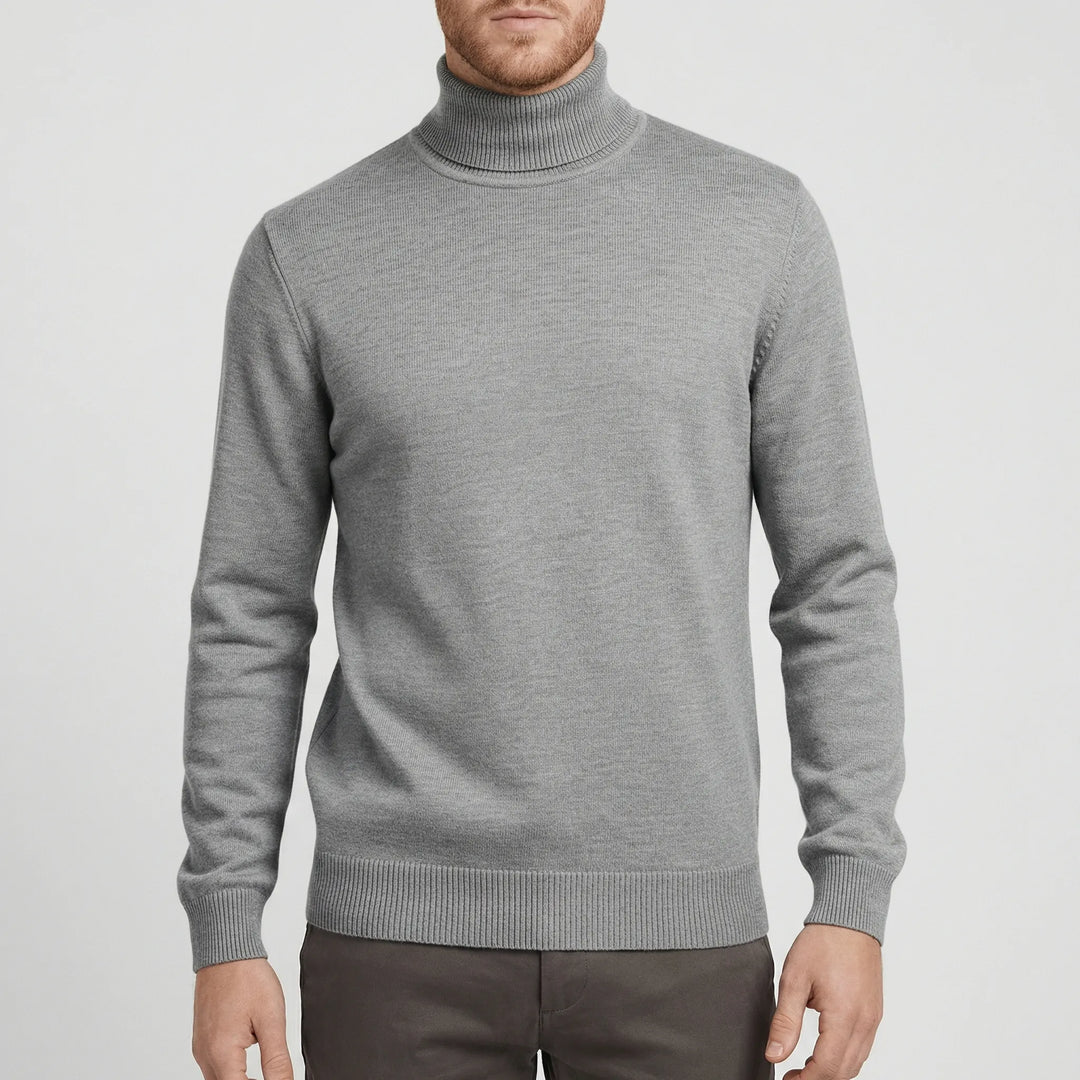Sweter z golfem w fasonie slim-fit - Friedrich