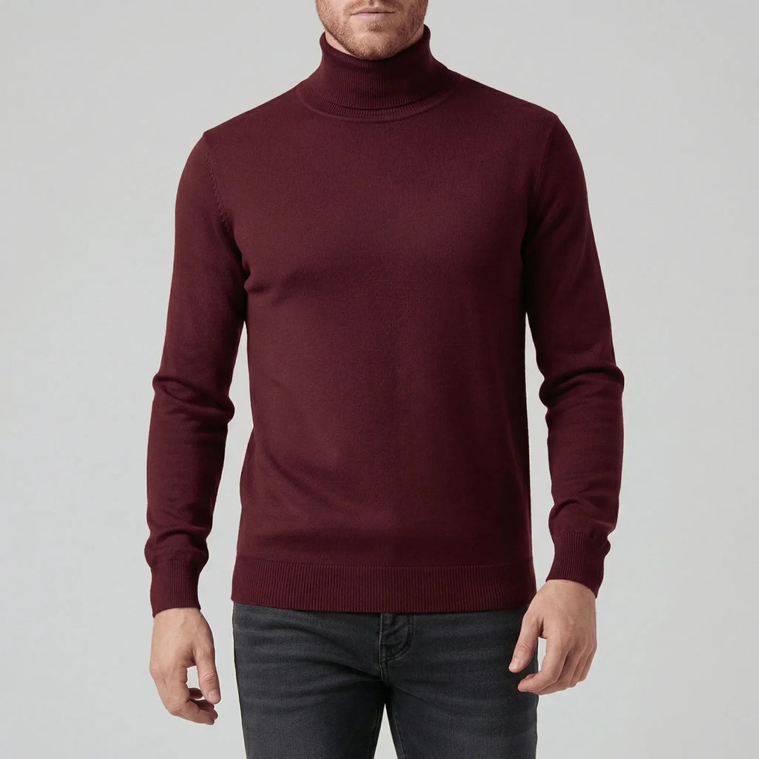 Sweter z golfem w fasonie slim-fit - Friedrich