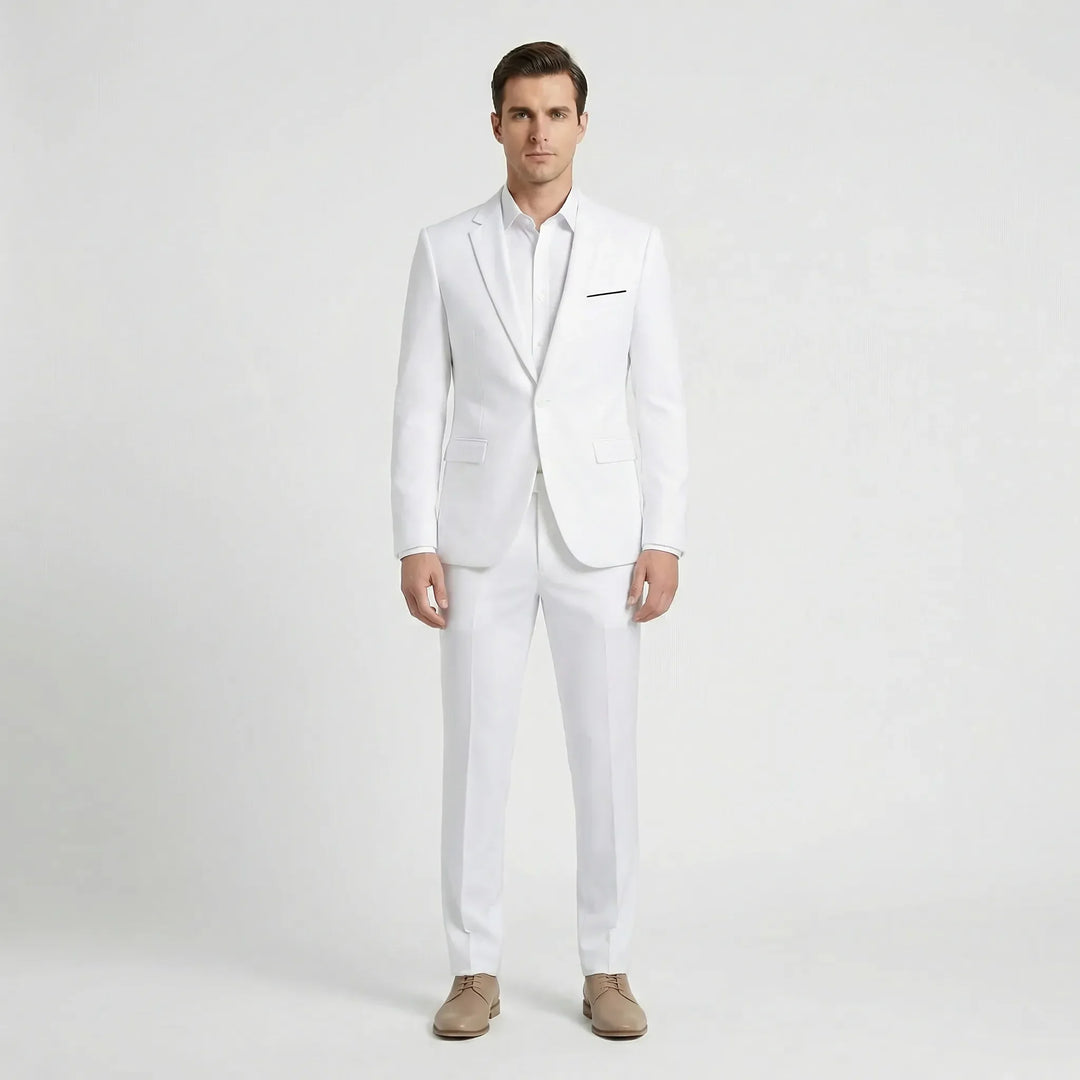Męski garnitur slim fit - Noel