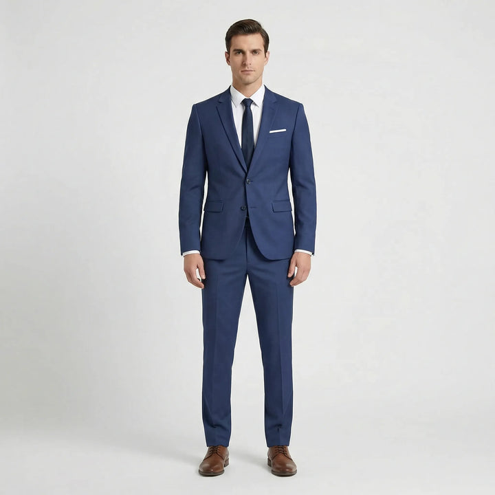 Męski garnitur slim fit - Noel
