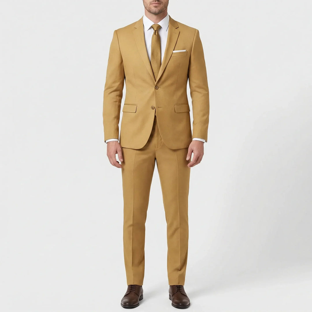 Męski garnitur slim fit - Noel