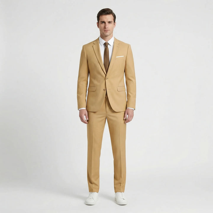 Męski garnitur slim fit - Noel