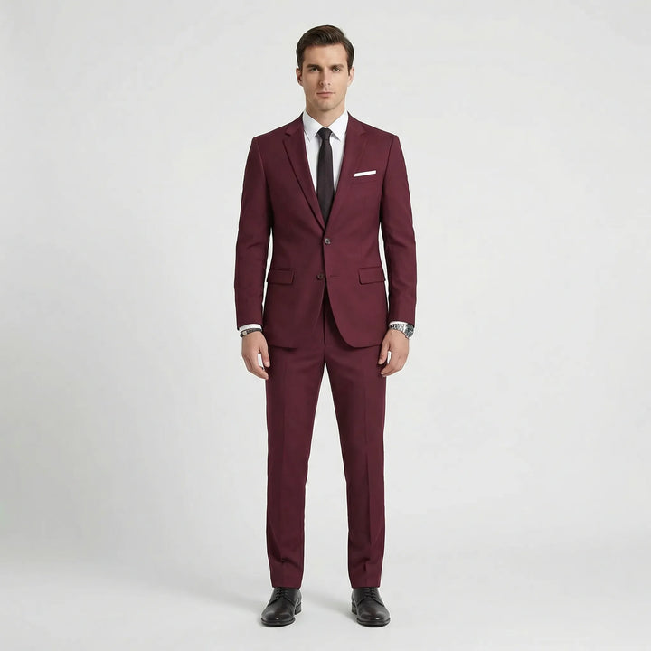 Męski garnitur slim fit - Noel