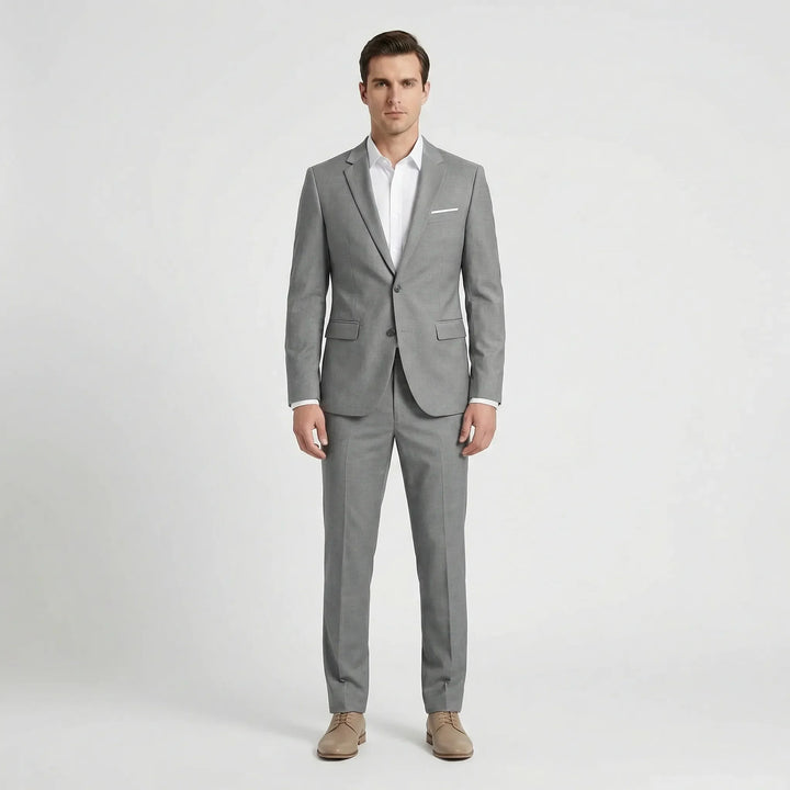 Męski garnitur slim fit - Noel