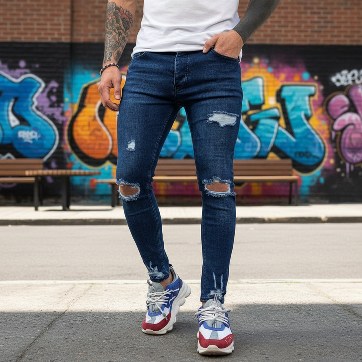 Slim Fit męskie dżinsy - Theo