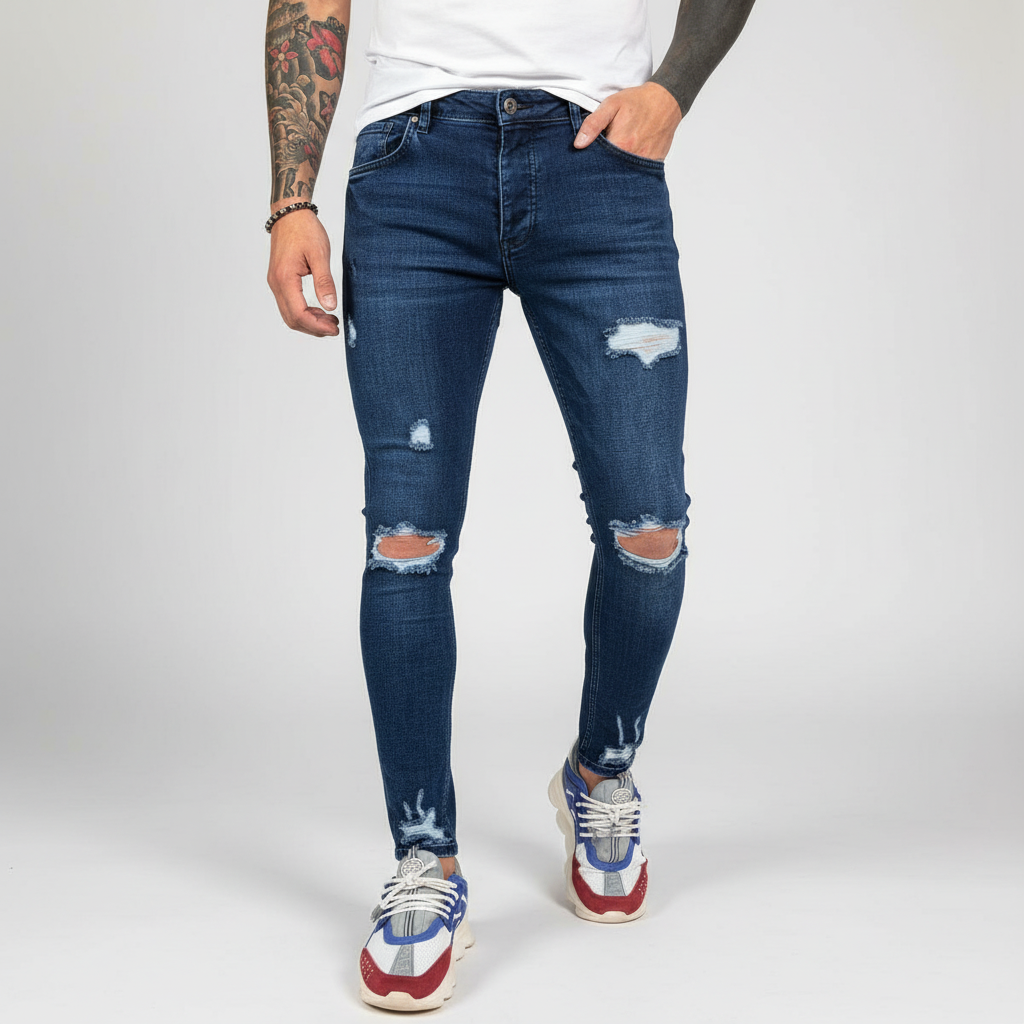 Slim Fit męskie dżinsy - Theo