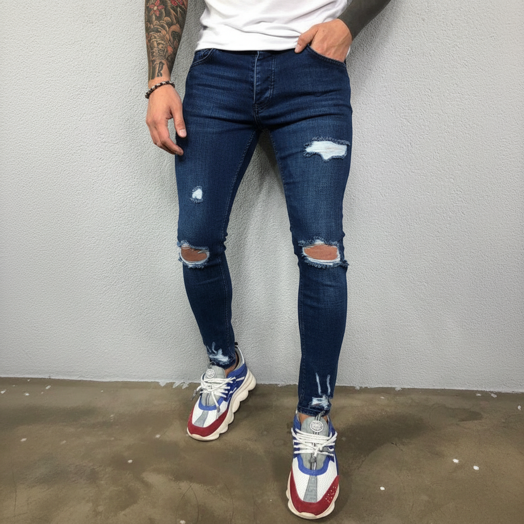 Slim Fit męskie dżinsy - Theo