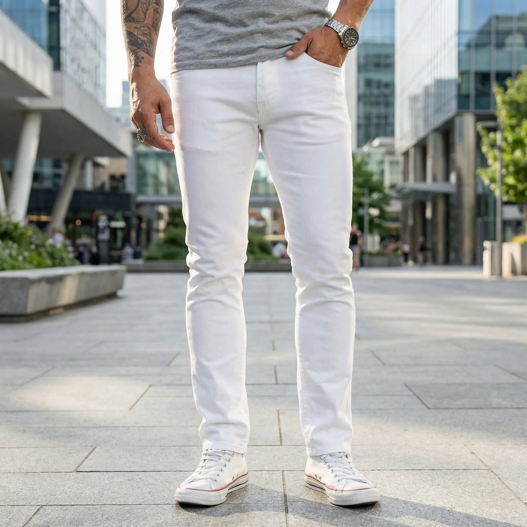 Męskie jeansy Slim Fit - Collin