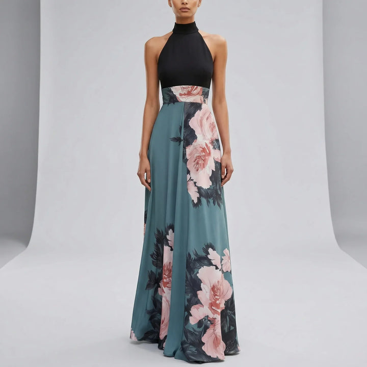Letnia sukienka maxi w kwiaty - Nia