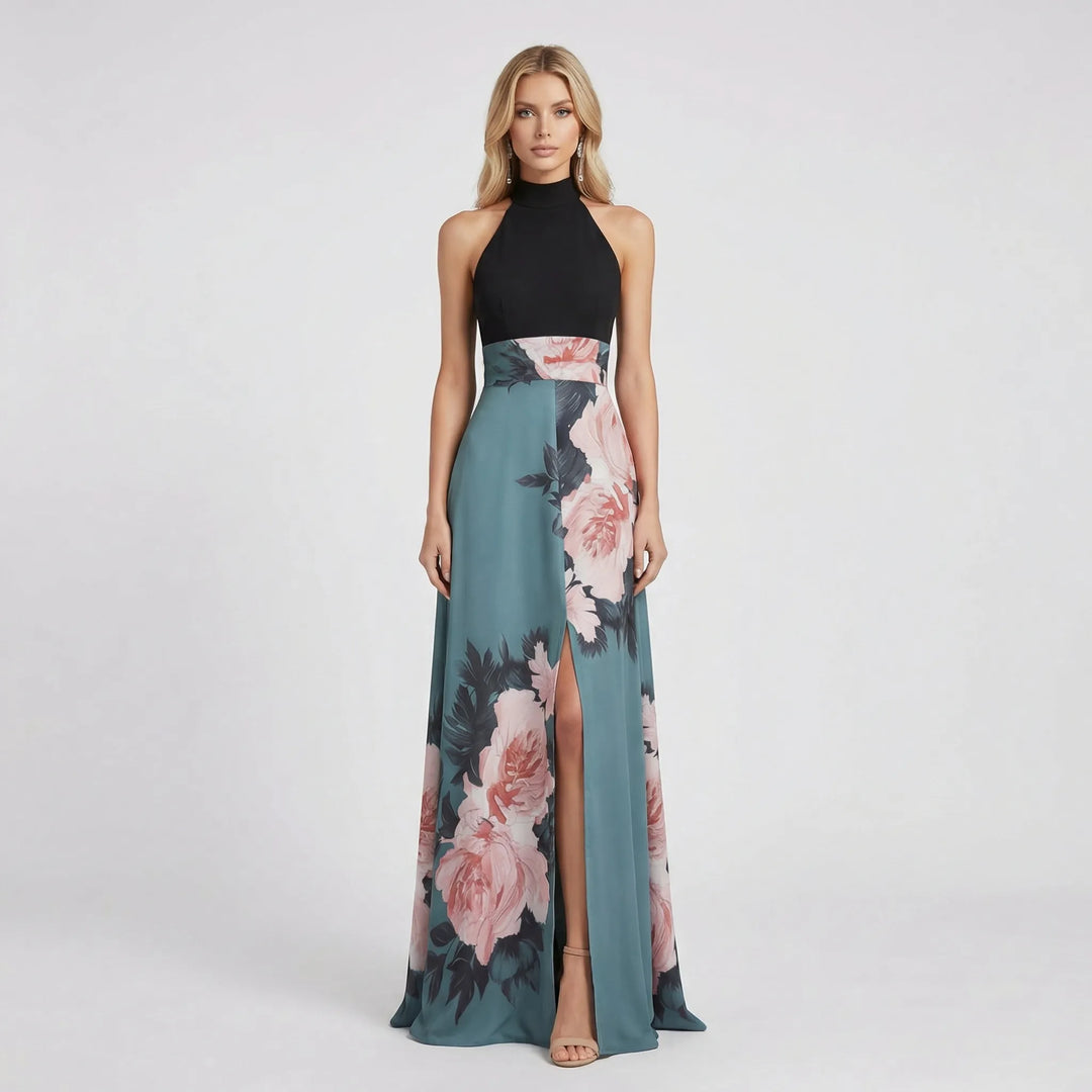 Letnia sukienka maxi w kwiaty - Nia