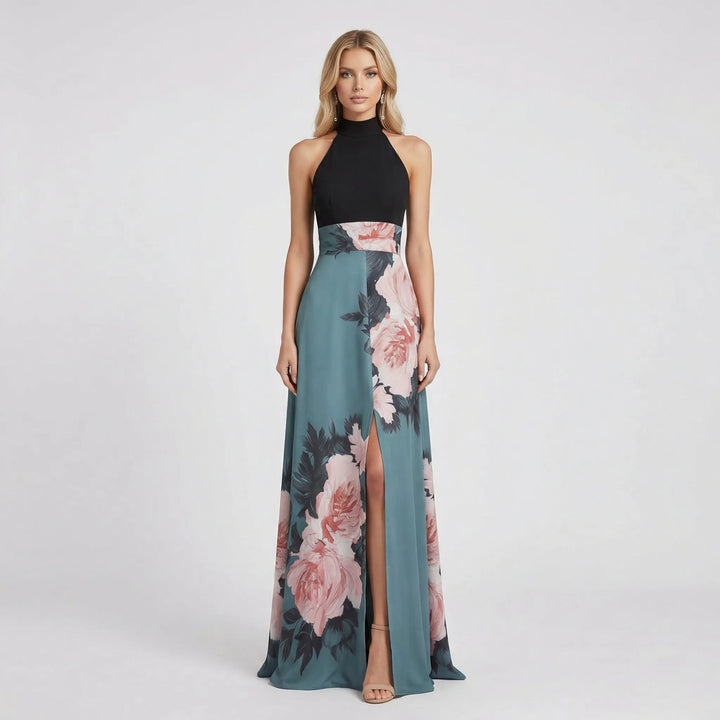 Letnia sukienka maxi w kwiaty - Nia