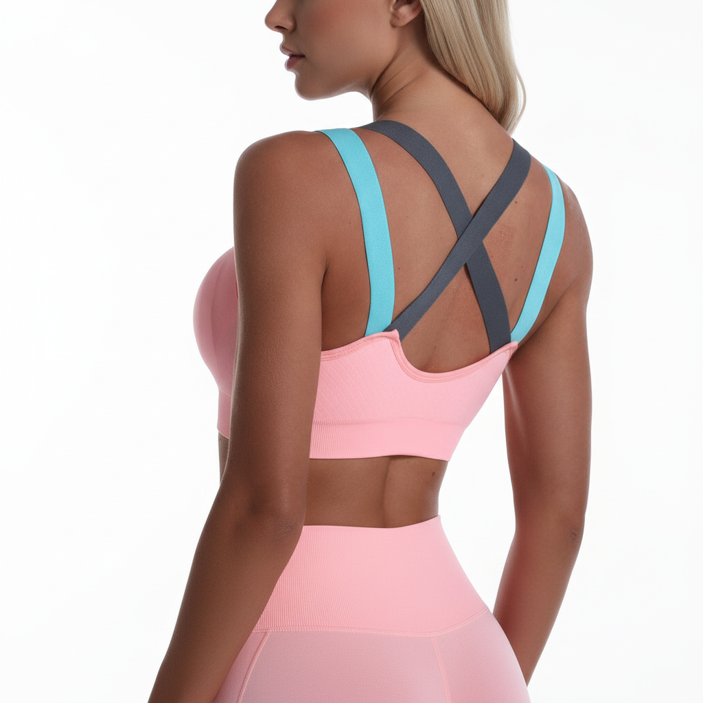 Sportowy bezszwowy bustier - MotionLuxe