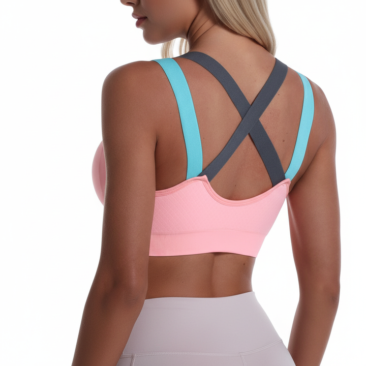 Sportowy bezszwowy bustier - MotionLuxe