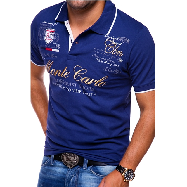 Sportowo-eleganckie polo z kołnierzykiem - Carlton