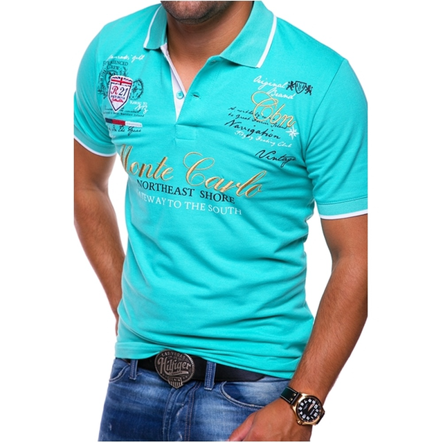 Sportowo-eleganckie polo z kołnierzykiem - Carlton