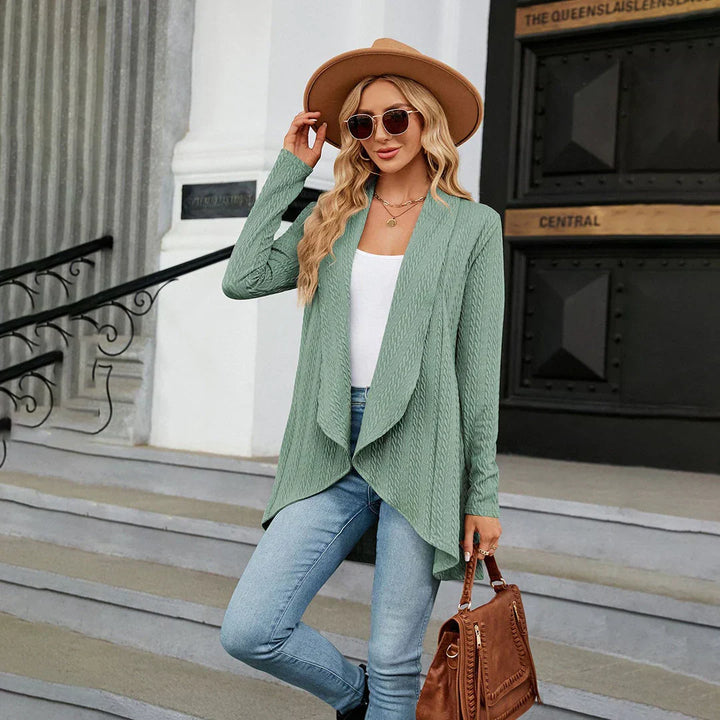 Sweter z otwartym przodem - Brigitte