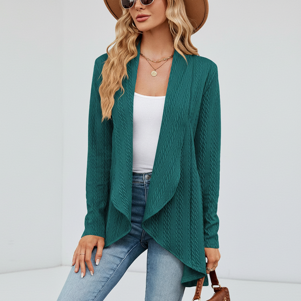 Sweter z otwartym przodem - Brigitte