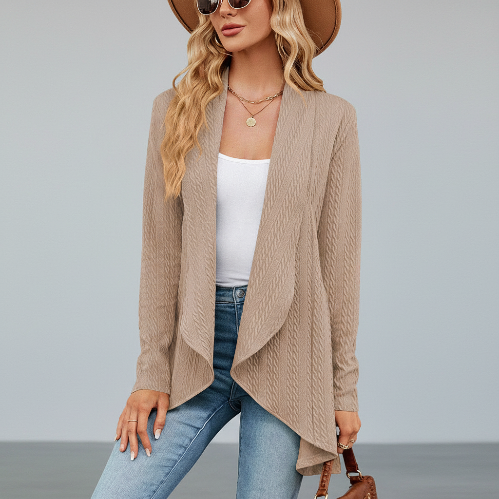 Sweter z otwartym przodem - Brigitte