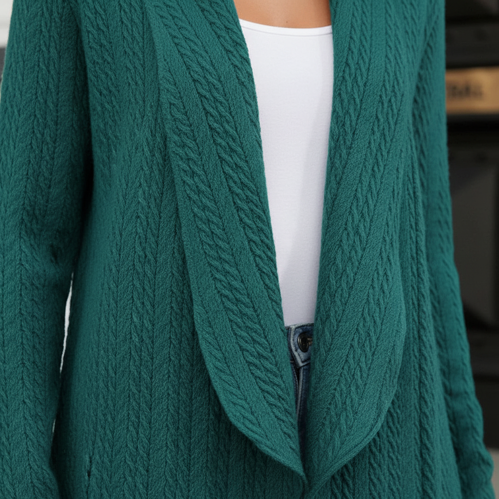 Sweter z otwartym przodem - Brigitte