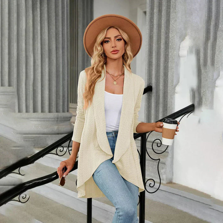 Sweter z otwartym przodem - Brigitte