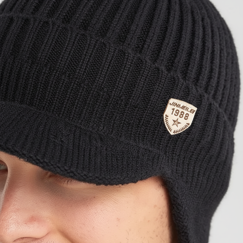 Czapka z daszkiem z klapkami na uszy - Earmuffz