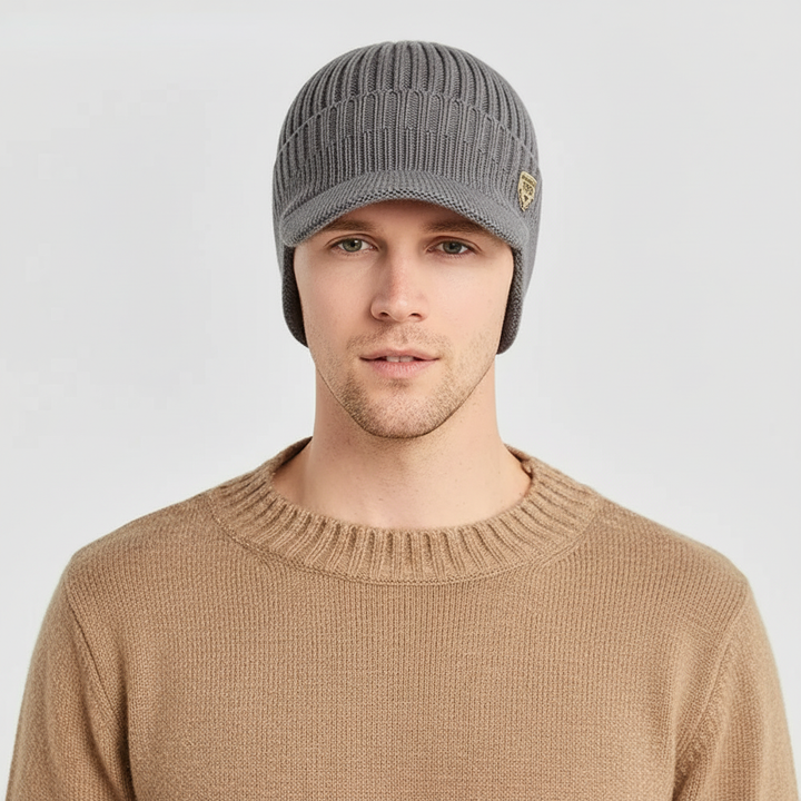 Czapka z daszkiem z klapkami na uszy - Earmuffz