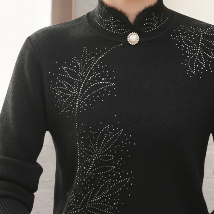 Sweter z wysokim kołnierzem - Susanne
