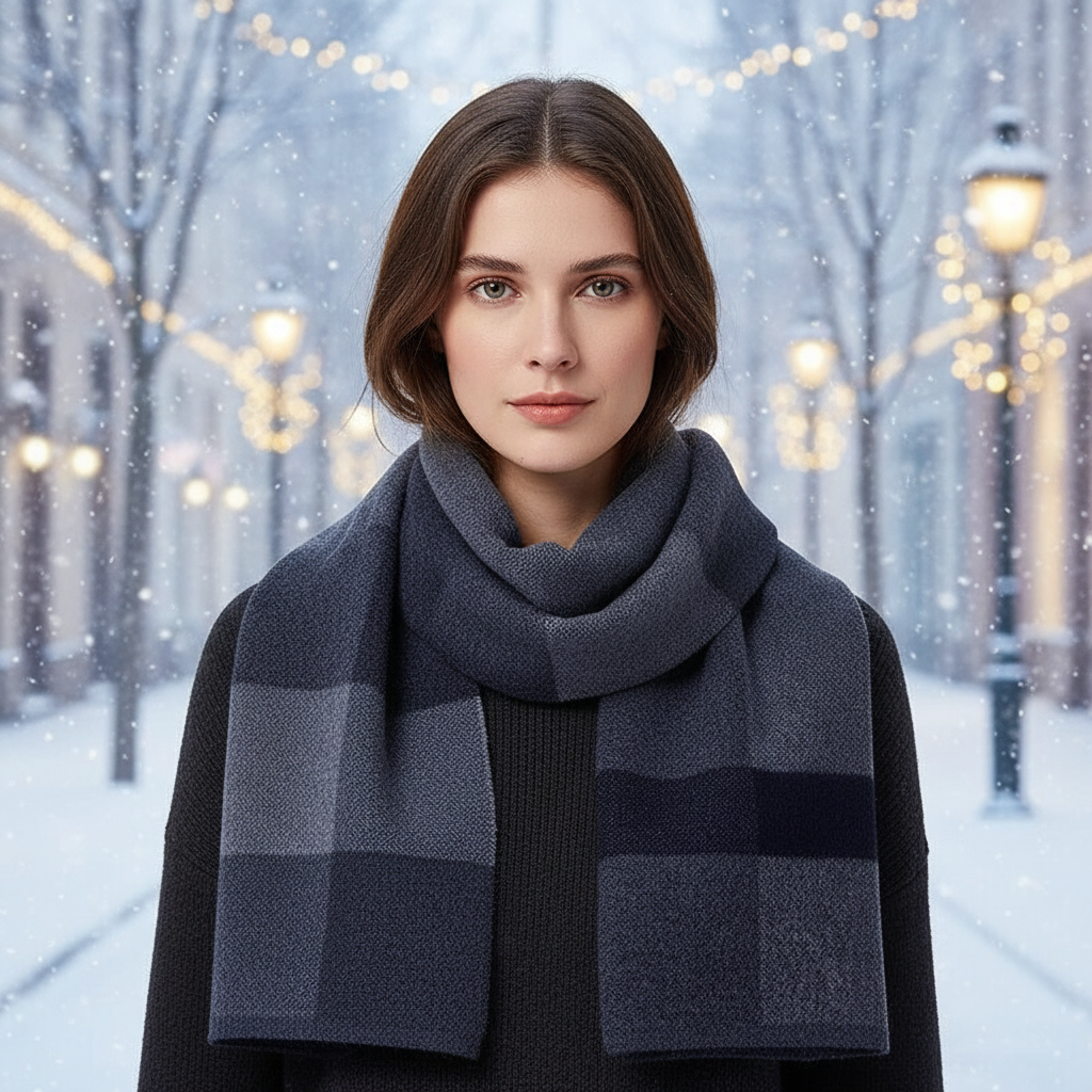 Superciepły wełniany szalik - WoolLuxe
