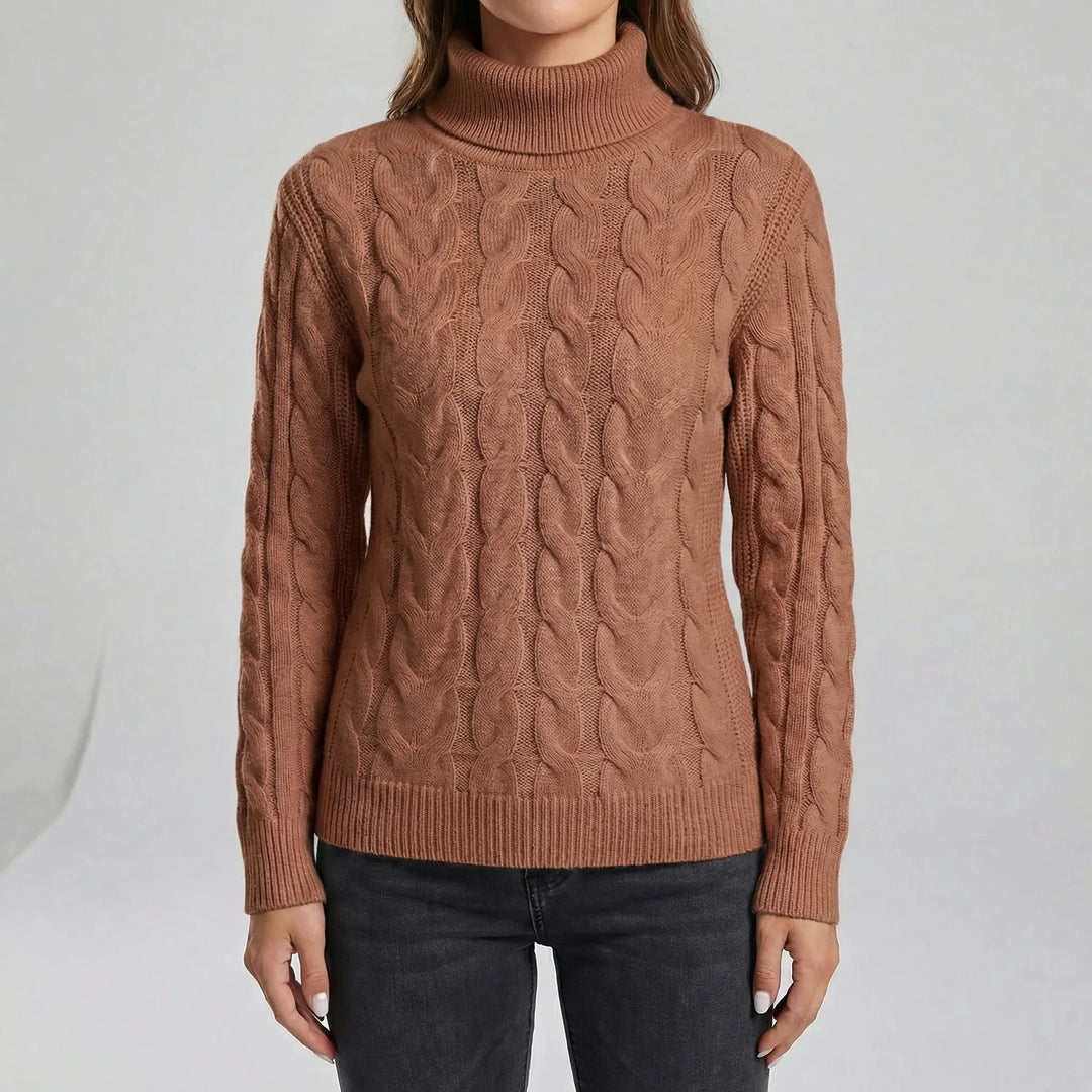 Taliowany sweter damski - Marta