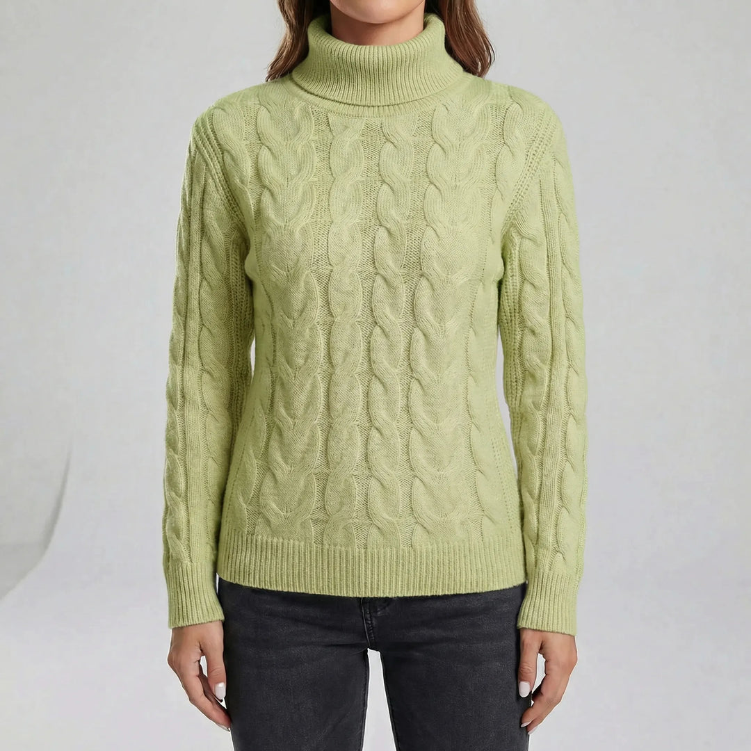 Taliowany sweter damski - Marta