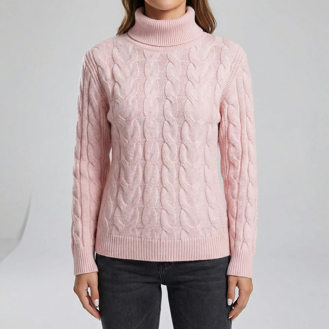 Taliowany sweter damski - Marta