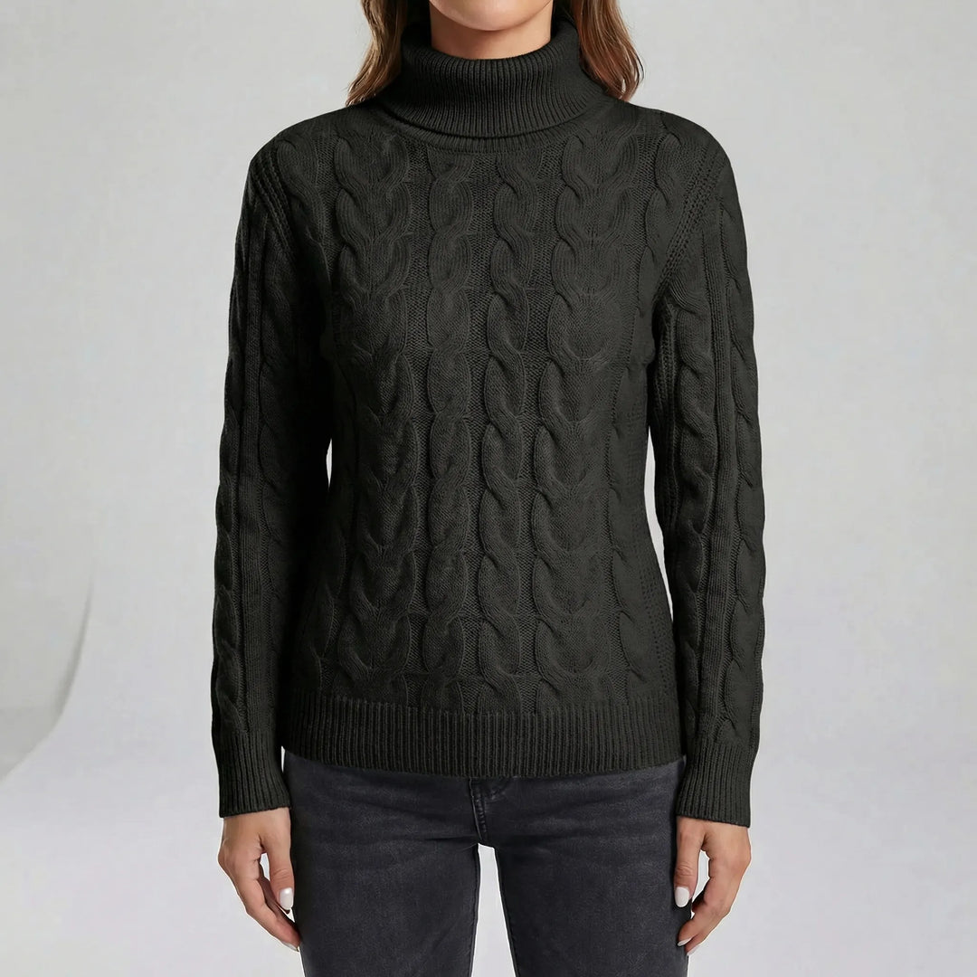 Taliowany sweter damski - Marta