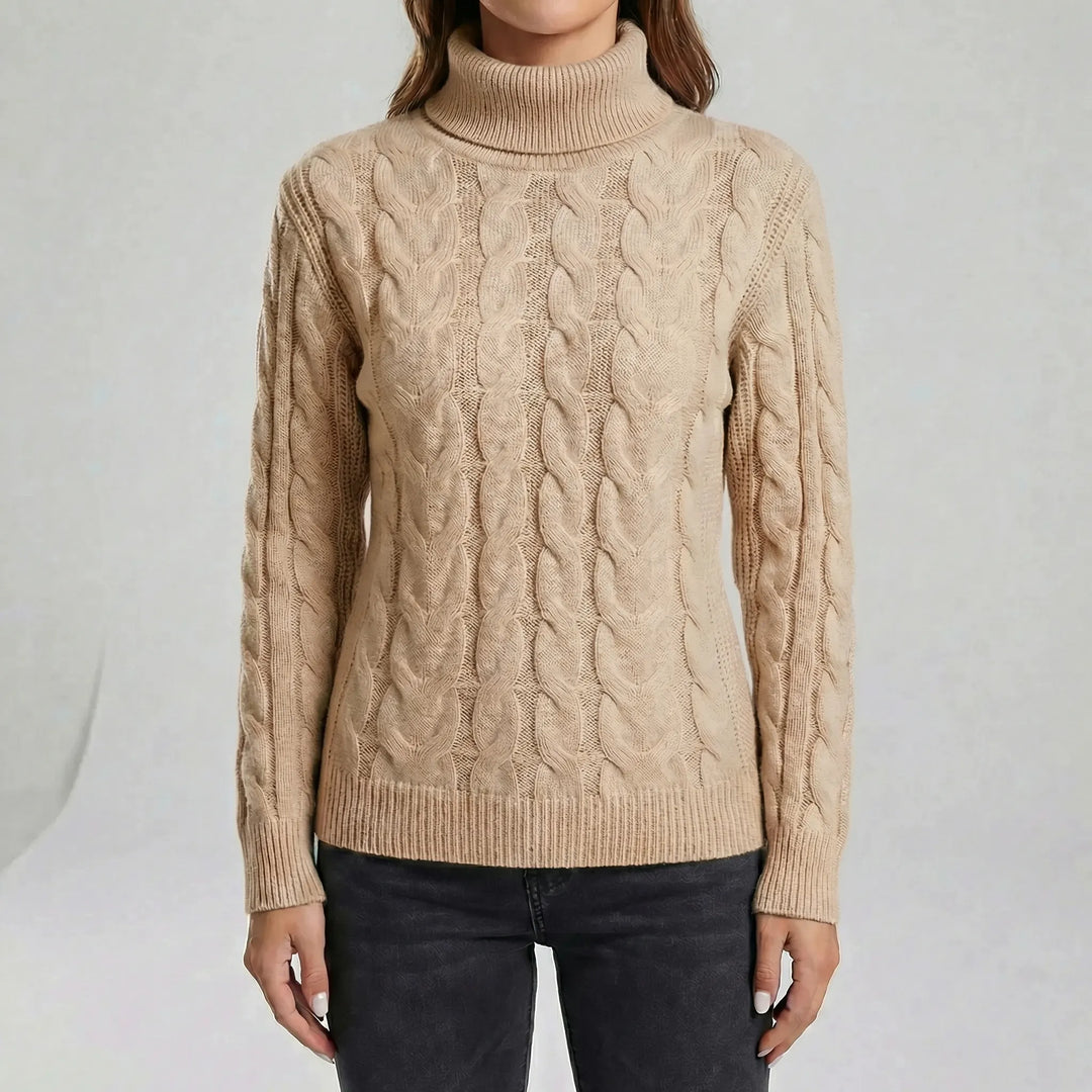Taliowany sweter damski - Marta