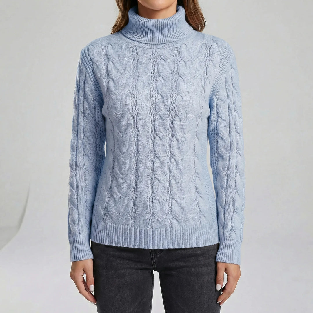 Taliowany sweter damski - Marta