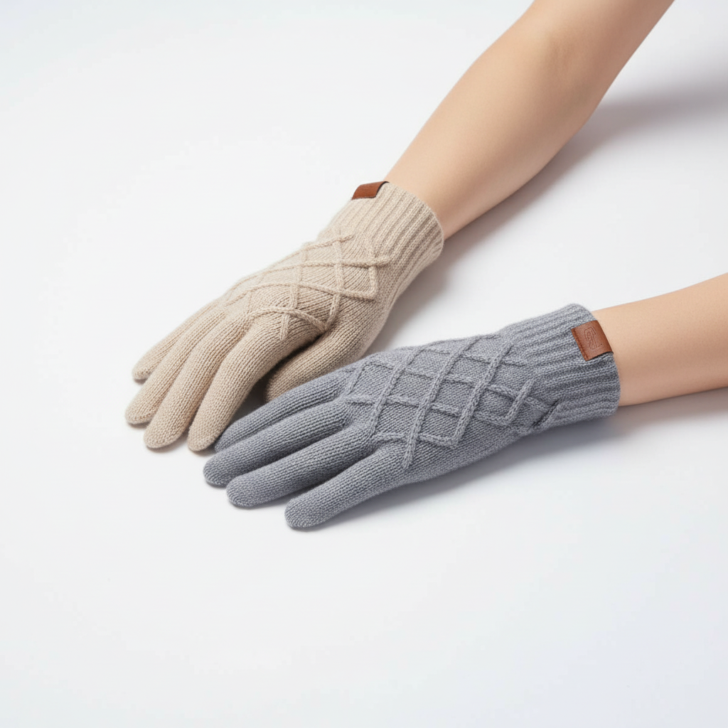 Rękawice wewnętrzne z dzianiny termicznej - FleeceKnit