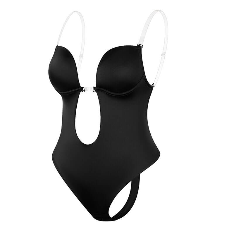 Body wyszczuplające z głębokim dekoltem - Alisha