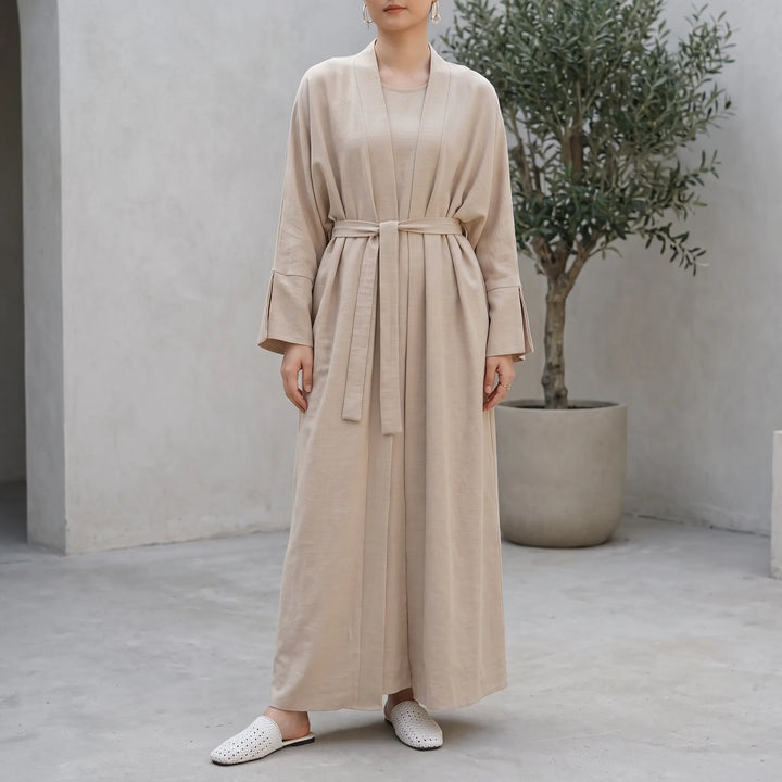 Dwuczęściowy, codzienny komplet abaya - Kara