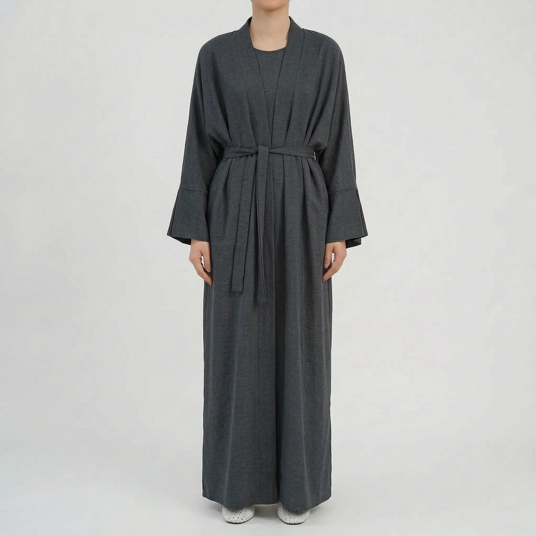 Dwuczęściowy, codzienny komplet abaya - Kara