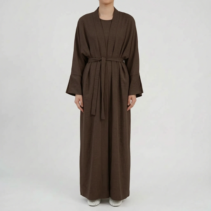 Dwuczęściowy, codzienny komplet abaya - Kara