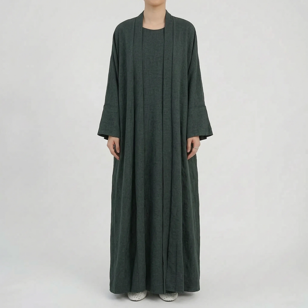 Dwuczęściowy, codzienny komplet abaya - Kara