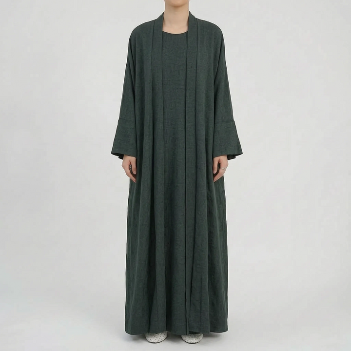 Dwuczęściowy, codzienny komplet abaya - Kara