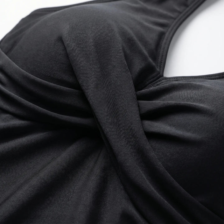 Dwuczęściowe tankini z dekoltem typu halter - Sunova