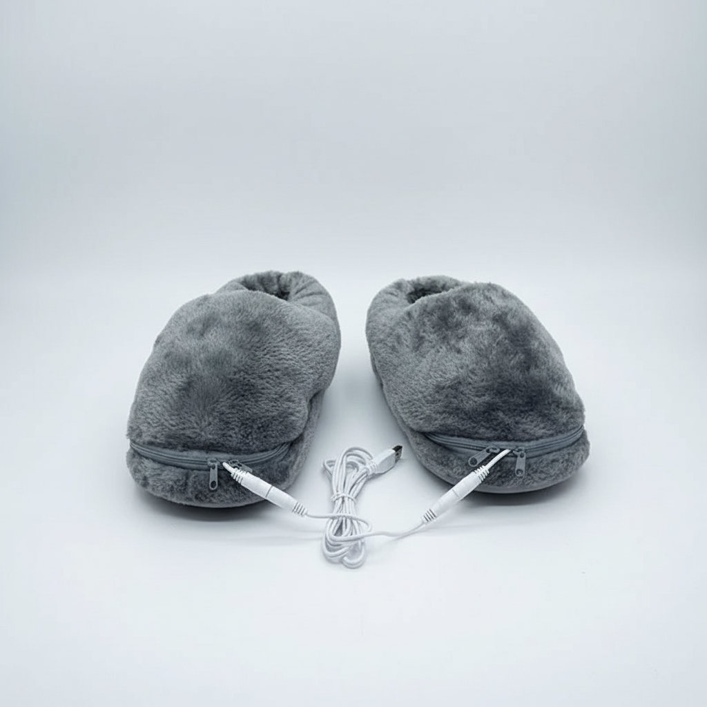 USB-grzane kapcie - Warmfoot
