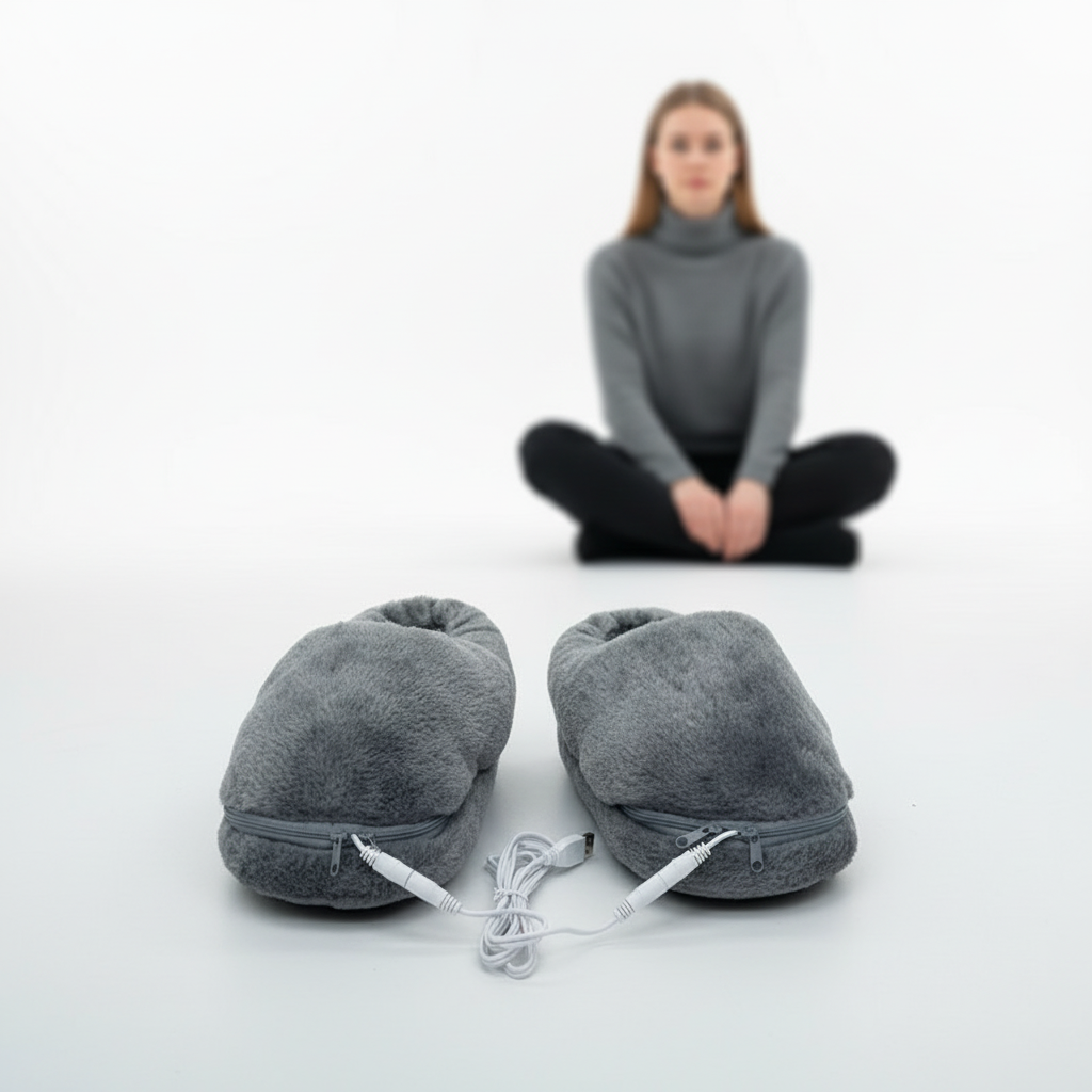 USB-grzane kapcie - Warmfoot