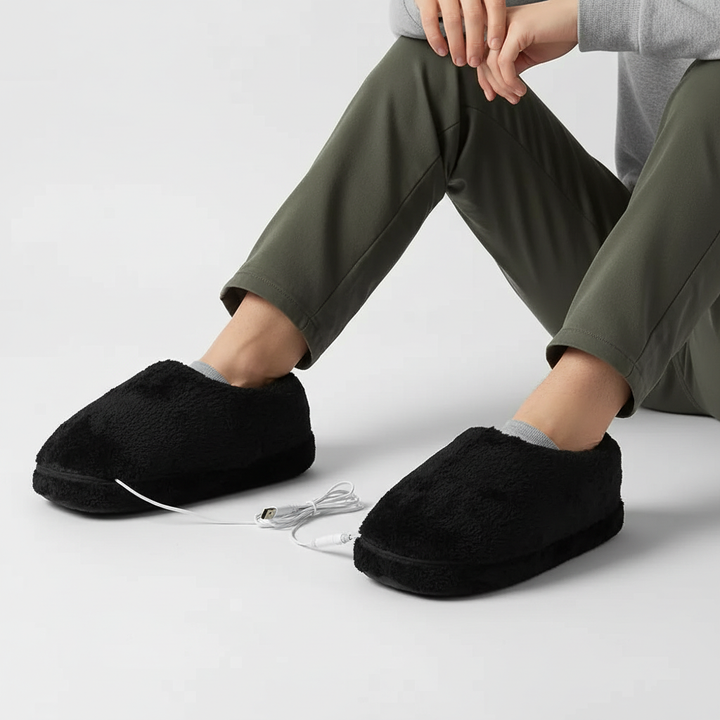 USB-grzane kapcie - Warmfoot