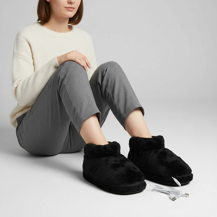 USB-grzane kapcie - Warmfoot