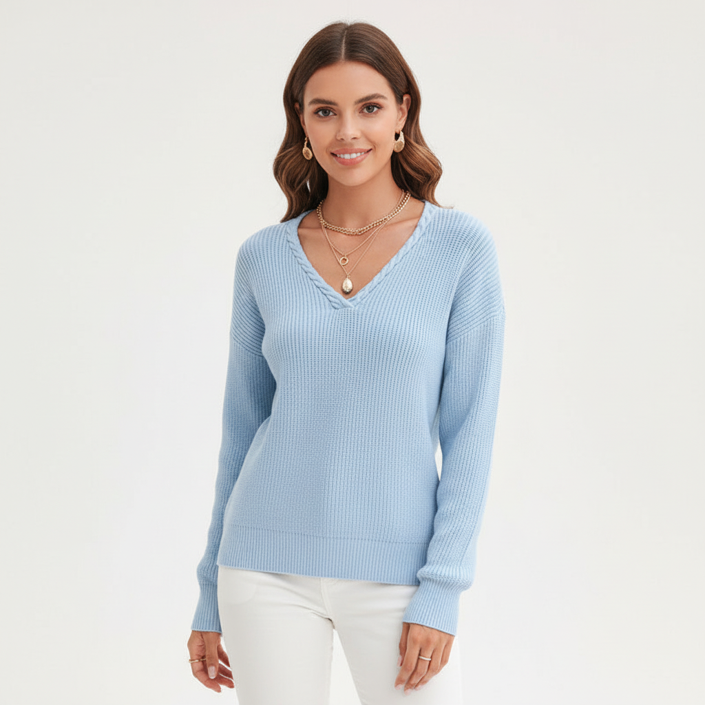 V-dekoltowy sweter - Antonia