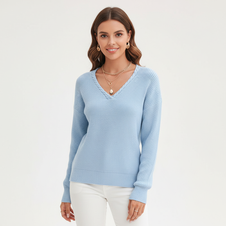 V-dekoltowy sweter - Antonia